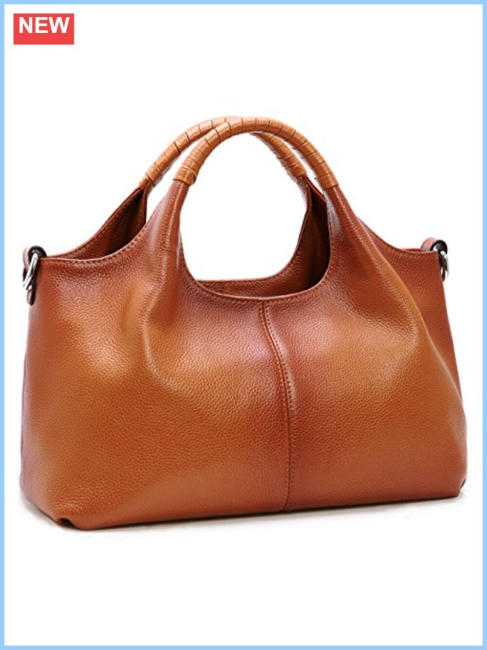 Genuine Leather Satchel Purse Crossbody Shoulder Bag Hobo Tote